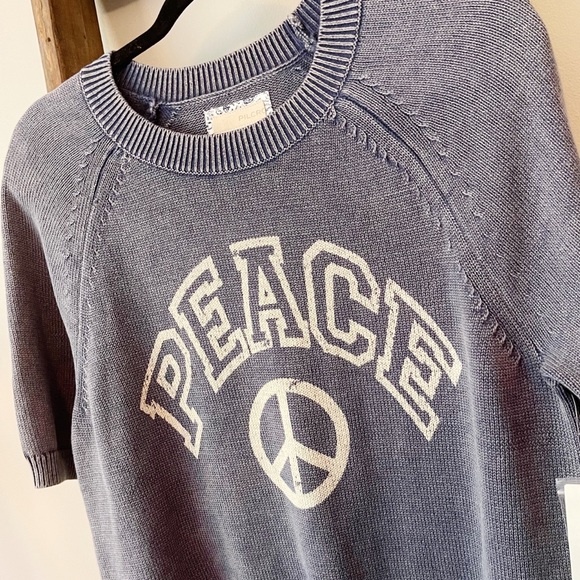 Nwt Anthropologie Pilcro Peace Sweater 